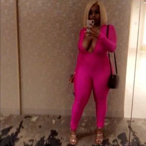 HOT PINK Jumpsuit